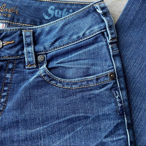 Silver Slim Bootcut Sukiyaki Jeans - Picture 9 of 15